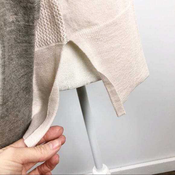 LOMA London 100% Cashmere Color Block Pullover Sweater XS - Picture 7 of 13